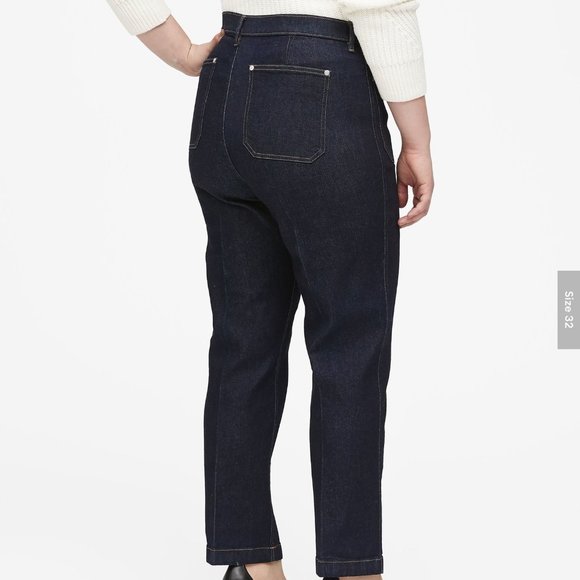 Banana Republic High-Rise Straight-Fit Jeans - Picture 2 of 11